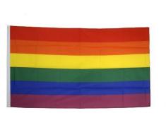 AZ FLAG Drapeau Arc-en-Ciel 150x90cm - Drapeau Gay - Rainbow Flag 90 x 150 cm - Drapeaux