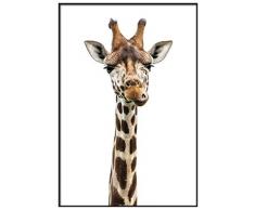Panorama® Poster Girafe 50x70cm | Imprimée sur Poster de Grande qualité | Poster Animaux | Poster Zen | Moderne Art pour la Maison | Décoration Murale | Image Artistique | Poster Art