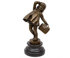 aubaho Statuette en Bronze lélève après Chiparus Style Antique Statue Figure réplique