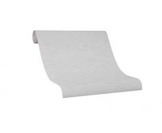 Papier peint effet pierre - Papier peint intissé avec effet pierre blanche - Pour chambre à coucher, salon ou cuisine - Fabriqué en Allemagne - 10,05 m x 0,53 m - Novamur