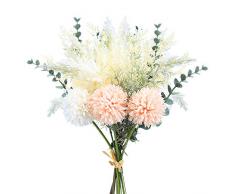 NAHUAA 1pcs Fleurs Artificielles Faux Chrysanthème Artificiel Bouquets de Mariage pour Décoration Mariée Intérieur Bureau Jardin Party Table Extérieur Arrangements de Fleurs