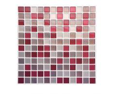 Garosa 3D Décoration carrelage Autocollant Stickers Muraux 23.5 * 23.5cm PVC Imperméable à leau Durable pour Chambre Salon Salle de Bain et Cuisine (#6)