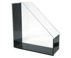 Wedo Acryl Exklusiv Porte-revues A4 Transparent/Noir