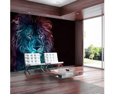 murando – Papier peint intissé 200x140 cm – Papier peint – Trompe l oeil – Tableaux muraux déco XXL – animaux Lion g-A-0090-a-d