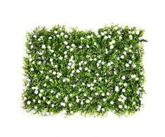 Knowled Écrans De Haies Artificielles, Haie Artificielle pour Balcon Clôture, Protection De La Vie Privée, Protection Contre Les Rayons UV pour Plantes Dintérieur À Faux