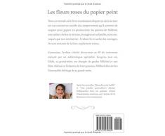 Les fleurs roses du papier peint