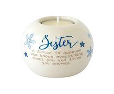 Said with sentiment Bougeoir en céramique - Sister