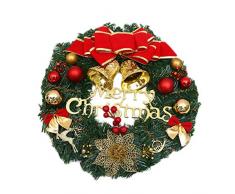Oyfel Noel Christmas Cheminee Couronne Porte Party Decorations Set 30CM