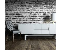 Papier peint intissé 400x280 cm - 3 couleurs au choix - Top vente - Papier peint - Tableaux muraux déco XXL - Brique f-A-0411-a-c