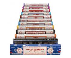 Stamford Lot de bâtonnets dencens Satya Taille Unique