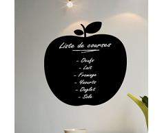 Ambiance-Live Sticker Mural Ardoise Pomme - 45 X 45 cm