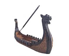 SODIAL Porte-Batons DEncens Bateau-Dragon Ornements DEncens de Sculpture Sculptés à La Main Br?Leur Br?Leurs DEncens Rétro Design Traditionnel