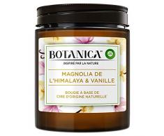 Air Wick Botanica Bougie Parfumée Cire dOrigine Naturelle Magnolia & Vanille 205g