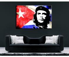 Cuba che guevara-tableau sur toile 100 x 70 cm de bansky toile sur châssis pop-art, peintures, art, posters, photos en décoration moderne photos