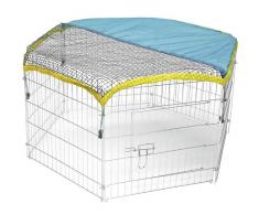 Kerbl - Enclos extérieur avec porte - Plaqué zinc