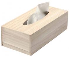Creativ Boîte à mouchoirs, 27x14x8 cm, paulownia, 1 pièce