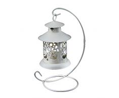Oyfel Carousel Home décoration de Maison Petite Lanternes pour Bougie Photophore marocain en Acier Inoxydable métal extérieur au Jardin intérieur sur la Table Noir