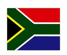 Supportershop Drapeau Afrique du Sud polyester avec 2 œillets metalliques - 150 x 90 cm