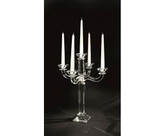 Ten Candélabre en Cristal 5 Flammes cod.32.00005 cm 46h by Varotto & Co.