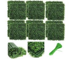 Nisorpa Lot de 12 haies artificielles 61 x 40,6 cm