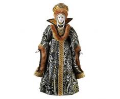 Poupée en Porcelaine Faite à la Main dans Un Costume Folklorique Traditionnel Russe 29 cm 22-06