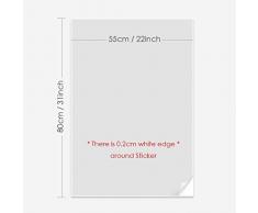 DIYthinker Chaton Siamois Chat Gris Animal Vinyle Autocollant de Mur Poster Mural Wallpaper Chambre Decal 80X55Cm 80cm x 55cm Multicolor