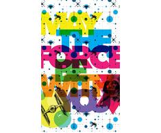 Komar Vd-030 "Pop Neon Geometrics Vador" Star Wars papier peint - Multicolore