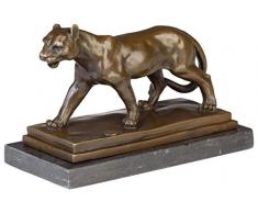 aubaho Statuette félin en Bronze Style Antique Statue - 24cm