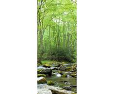 Poster Sticker de Porte Foret de Sherwood 85 x 205 cm | Déco Murale Qualité HD Scenolia