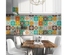 PUV0190 Autocollant en PVC pour carrelage Effet céramique pour salle de bain et cuisine