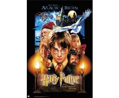 Erik® - Poster Harry Potter à lécole Des Sorciers - Papier Glacé - 91x61cm