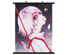 papapanda Kakemono Wallscroll pour Suzuya Tokyo Ghoul Goule Rouleau de Peinture Murale Juuzou Juzo Tissu Poster Anime