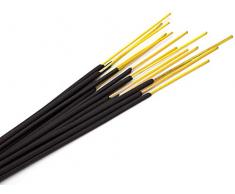 Luxflair Ensemble de bâtons dencens Collection 4, bâtons dencens Indiens en 4 variétés Haut de Gamme de Bois de Santal, Rose, Champa et Jasmin, Un Excellent mélange également idéal comme Cadeau