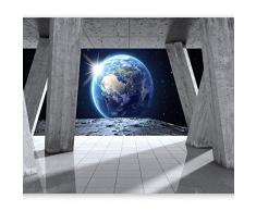 murando Papier peint intissé 350x256 cm Décoration Murale XXL Poster Tableaux Muraux Tapisserie Photo Trompe loeil cosmos globe planète ciel n-C-0008-a-d