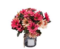 Danigrefinb 9 Branches 25 Têtes Superbe Artificielle Chrysanthème Faux Fleur Maison Fête Mariage