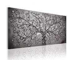 murando Impression sur toile intissee 120x60 cm Images Photo Tableau 1 piece motif moderne Décoration tendu sur chassis abstraction abstrait Arbre Gustav Klimt abstraction abstrait a-A-0271-b-a
