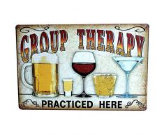 Youyun Vintage Métal Poster Bière Pancarte publicitaire Décor pour café Bar Pub Home 30 x 20 cm, 6