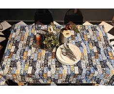 GRJH® Plaque d'immatriculation américaine modèle personnalisé plaque d'immatriculation motif papier peint rétro impression toile toile de table tissu imperméable (taille : 90*140cm)