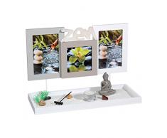 2 En 1 Coffret Jardin Zen Avec Ses 3 Cadres Photos
