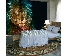 murando – Papier peint intissé 200x140 cm – Papier peint – Tableaux muraux déco XXL – animaux Lion g-A-0090-a-b