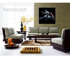 Force Unleashed Star Wars Pop Art Style Peinture huile 28 x 28 pièces Peint à la main Art de, pas un revêtue, ou Imprimé Toile Poster. Ce est une superbe pièce d'art de basé sur le jeu vidéo Awesome. de et texture Evident