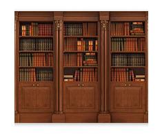 murando Papier peint intissé 300x210 cm Décoration Murale XXL Poster Tableaux Muraux Tapisserie Photo Trompe l'oeil bibliotheque livres i-B-0016-a-a