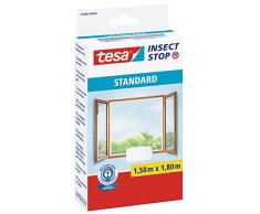 Tesa 55680-00000-01 Moustiquaire pour fenêtre Standard Blanc