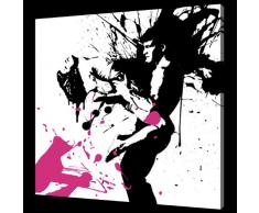 Dirty Dancing style Pop Art Peinture huile 28 x 28 pièces Peint à la main Art de, pas un revêtue, ou Imprimé Toile Poster. Ce est une superbe pièce d'art de basé sur le film classique. De et texture Evident sont et CE est