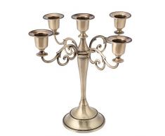 Akozon Chandelier à 5 bras en alliage Style européen Chandelier mariage décoration maison cadeau