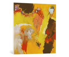 Kunst für Alle Reproduction sur Toile: Pascal Magis Diptyque I - Impression dart de Haute qualité, Toile sur châssis, Tableau prêt à susprendre, 80x80 cm