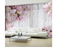 murando Papier peint intissé 400x280 cm Décoration Murale XXL Poster Tableaux Muraux Tapisserie Photo Trompe loeil fleurs bois conseils b-A-0202-a-b