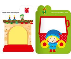 Autocollants petit coeur: Joyeux Noël ! - Dès 18 mois