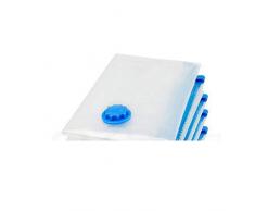 Sac de Compression sous Vide - Sacs de Plastique scellés à Faible encombrement pour Le Stockage sous Compression - Transparent 60x80