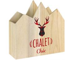 THE HOME DECO FACTORY Range Magazines en Bois Bienvenue au Chalet Chalet Chic